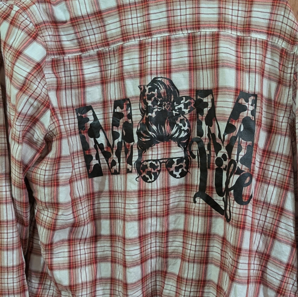 Old Navy Red Plaid Shirt